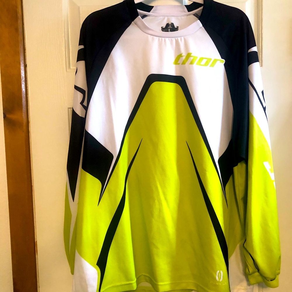 Thor Racing motocross Lime Green+Black Jersey